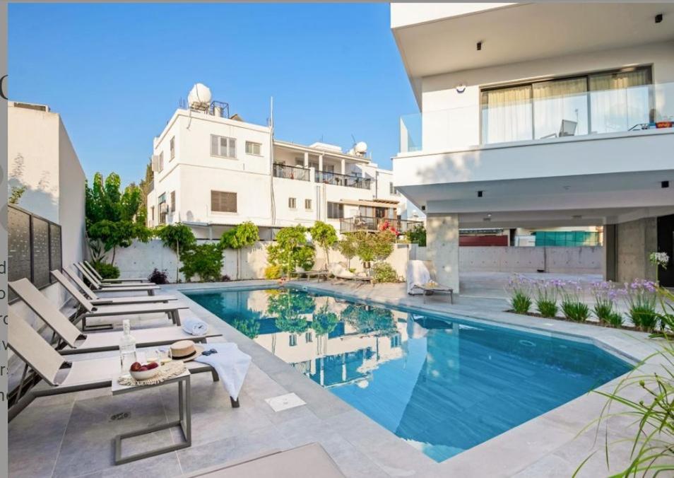 Olive Shared Pool Apartments Paphos Esterno foto